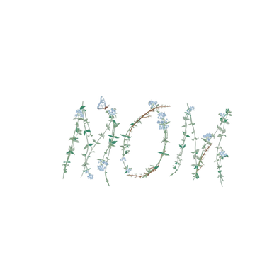 Mom Floral Stem Card