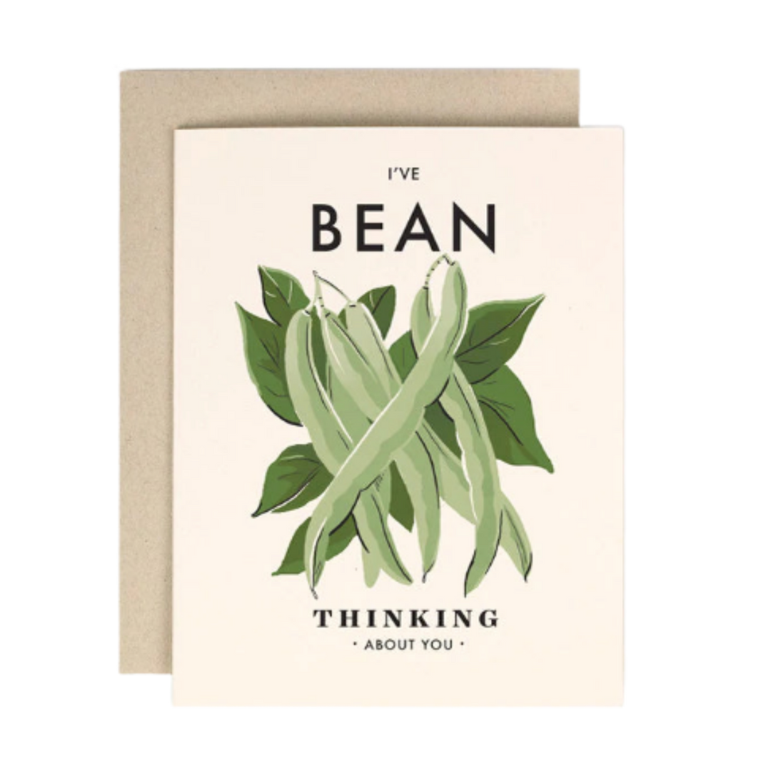 Bean Thinking About You Card