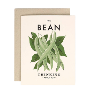 Bean Thinking About You Card