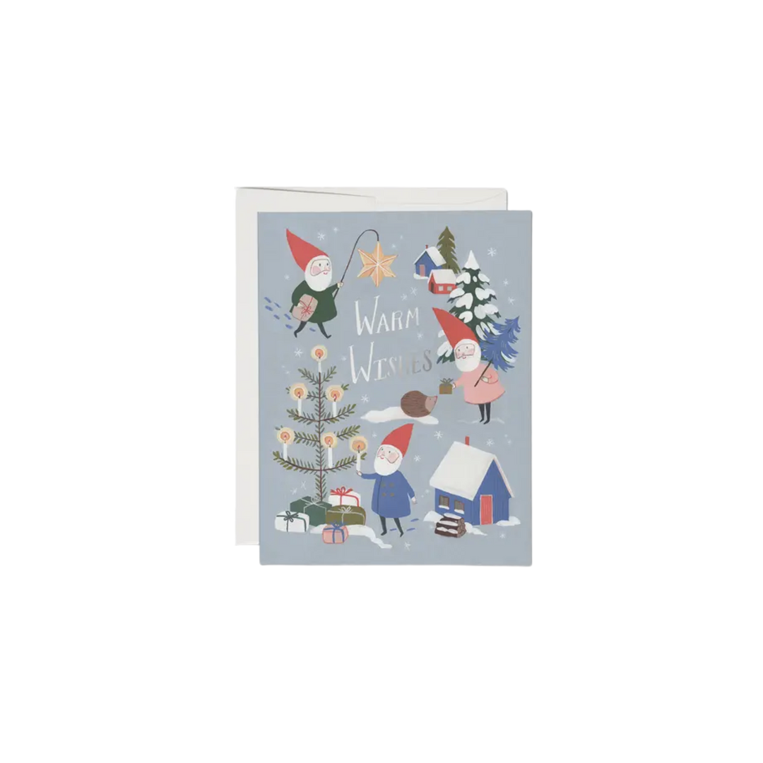 Holiday Gnomes Holiday Greeting Card