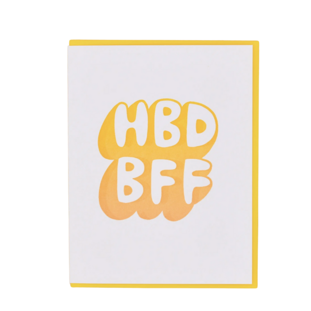 HBD BFF Birthday Card