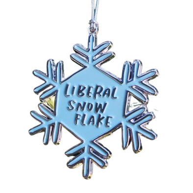 Liberal Snowflake Ornament