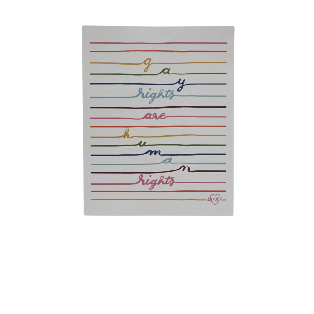 Gay Rights 8 x 10 Art Print