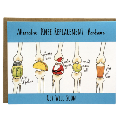 Knee Replacement Get Well Card