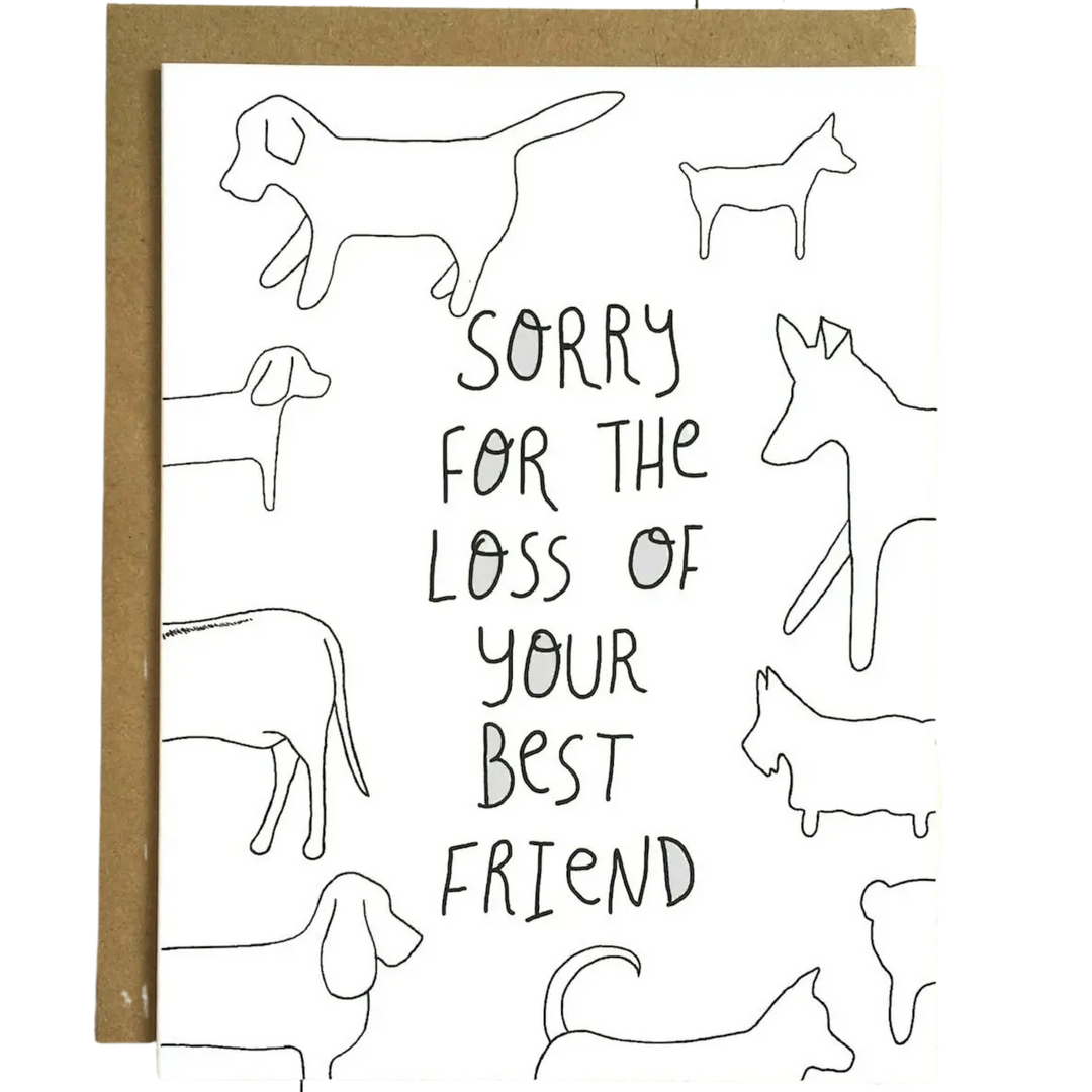 Loss of Best Friend Dog Sympathy Card