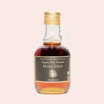 Organic VT Maple Syrup -250ml Glass Jug