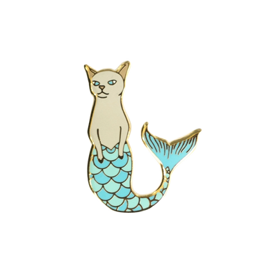 Purrmaid Enamel Pin