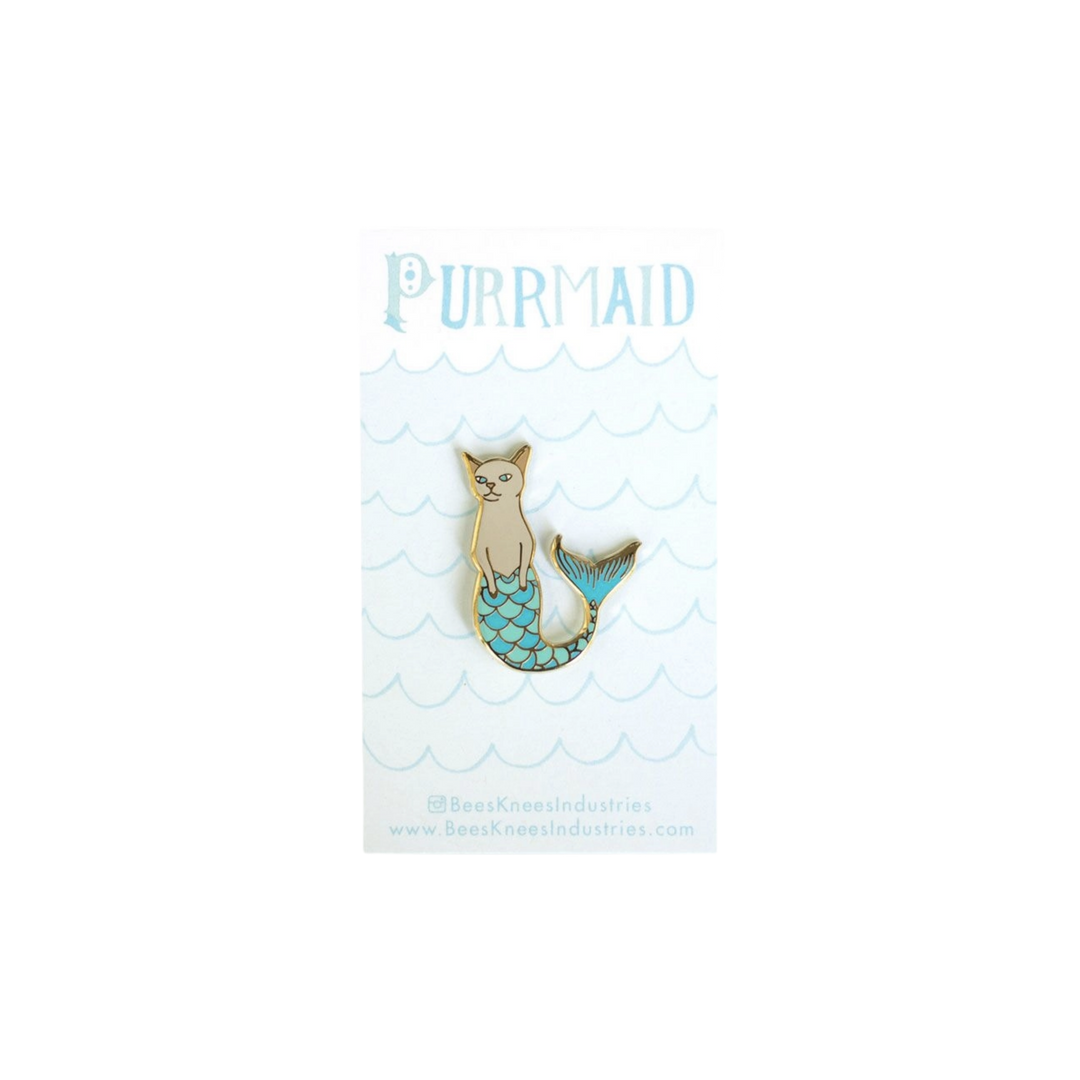 Purrmaid Enamel Pin