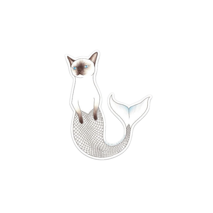 Purrmaid Vinyl Sticker