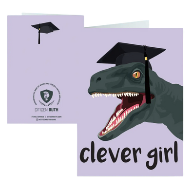 Clever Girl Graduation Card