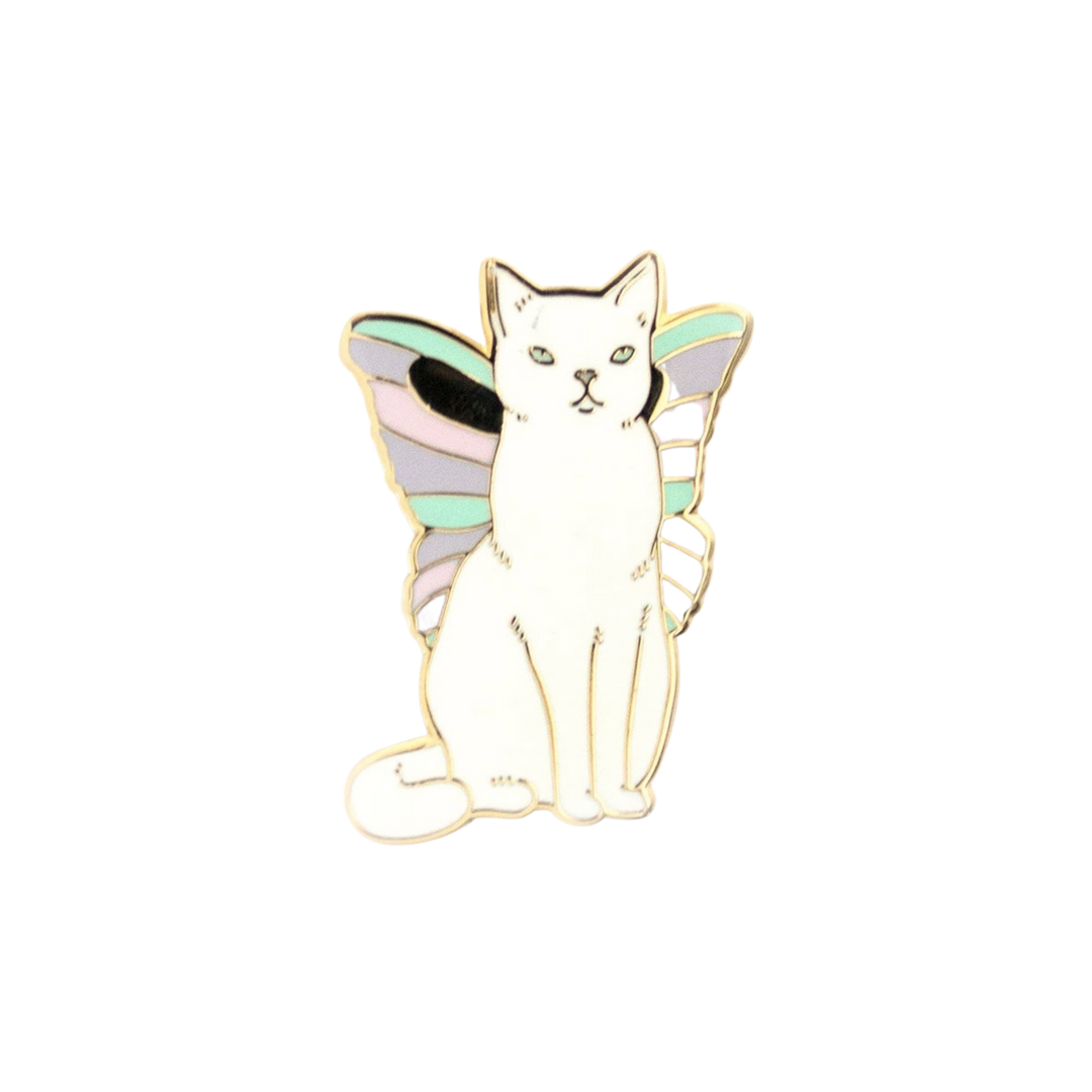 Catterfly Enamel Pin