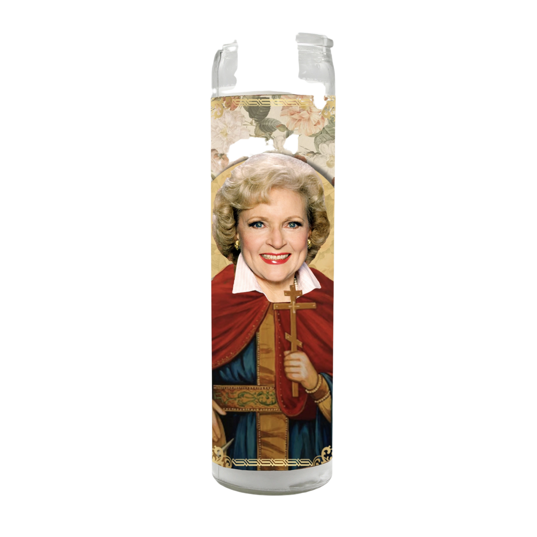 Saint Betty Candle (Golden Girls Betty White 'Rose') Candle