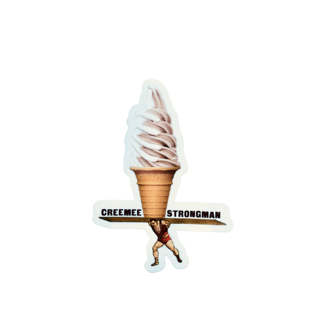 Creemee Strongman Sticker