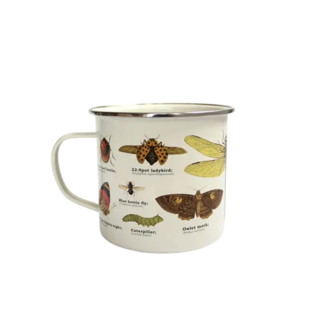 Insects Enamel Mug