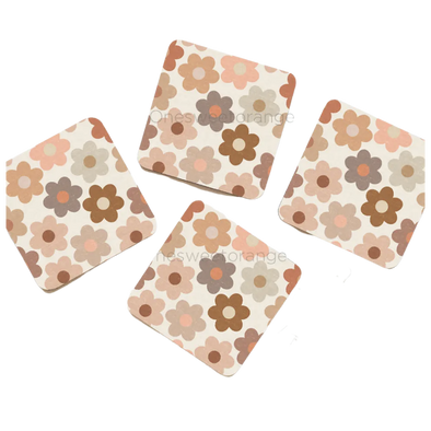 Boho Daisy Coaster Set of 4