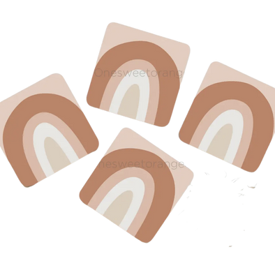 Mid Century Arch Coaster Set of 4