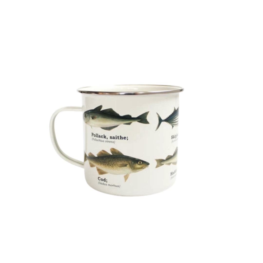 Multi Fish Enamel Mug