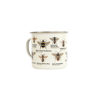 Bee Enamel Mug