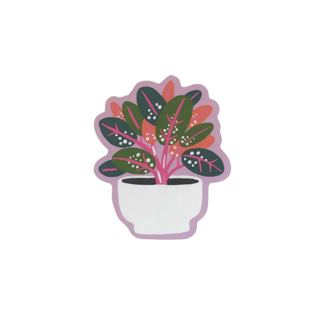 Rubber Plant Sticker