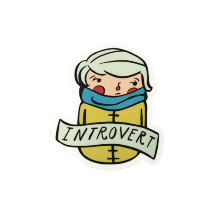 Introvert Sticker