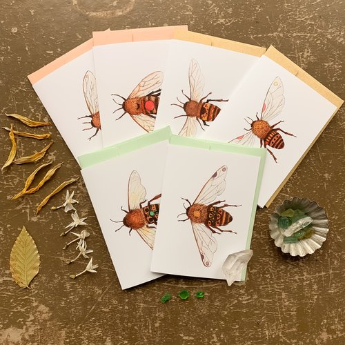 Bees - Greeting Card Pack