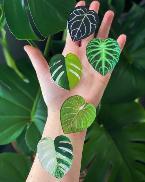 Plant Leaf Phone Grips