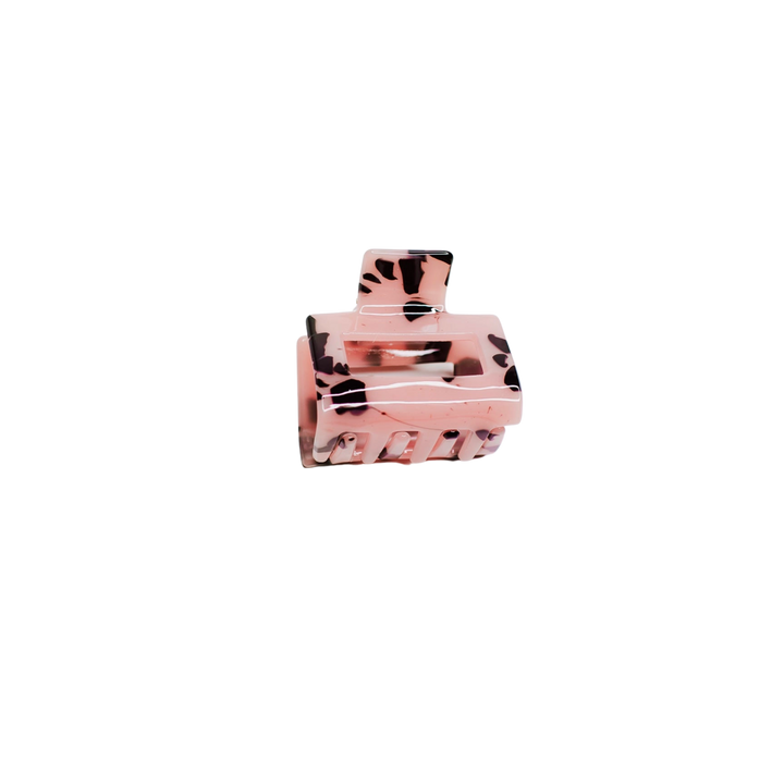 Pink Tortoise Hair Claw