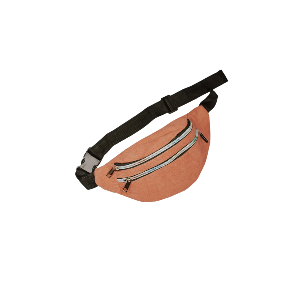 Rainbow Zipper 3-Zip Fanny Pack