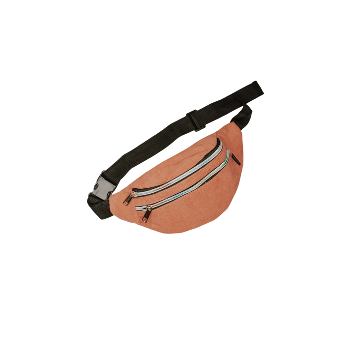 Rainbow Zipper 3-Zip Fanny Pack