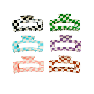 Checker Hair Claw