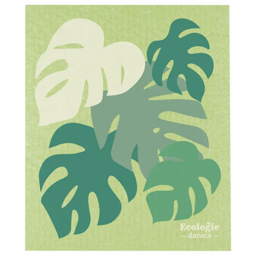 Monstera Swedish Dishcloth