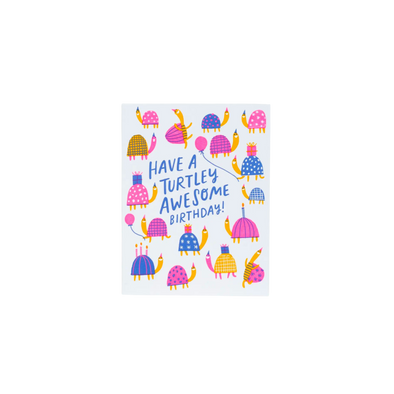 Turtley Awesome Birthday Card