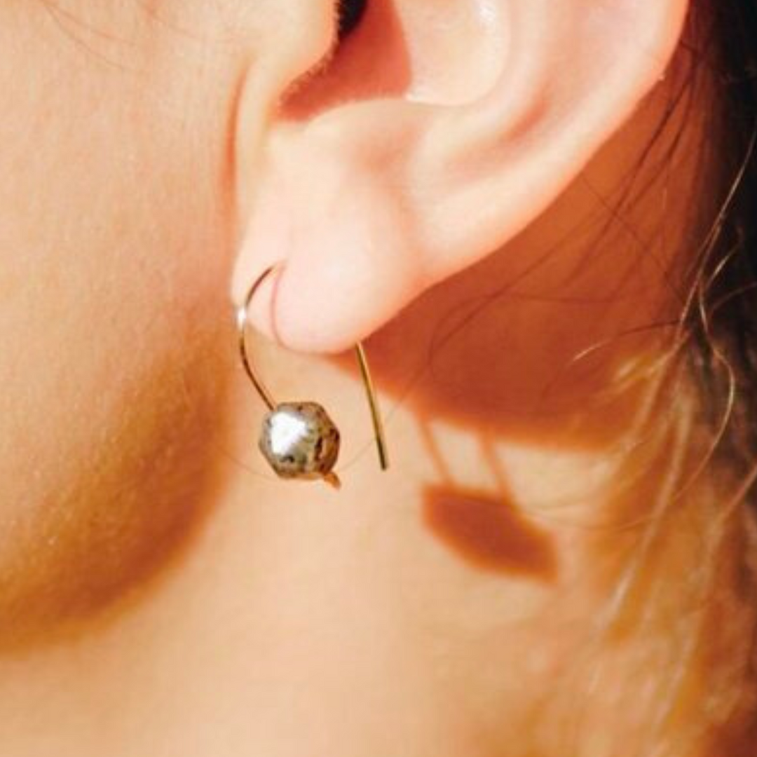 14k Gold Filled Wire Hook Earrings