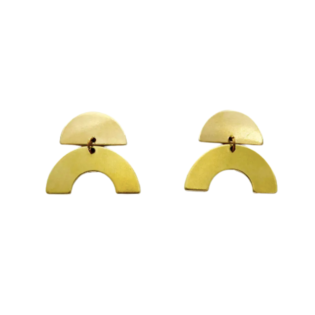 Brass Earrings No. 11