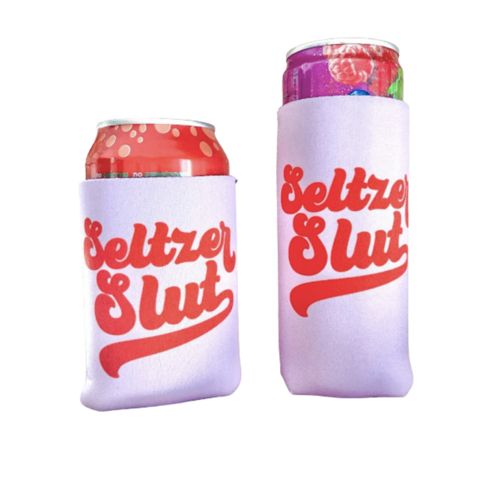 Lilac Seltzer Slut Koozie
