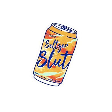 Seltzer Slut 3" Fridge Magnet - for Lacroix Lovers