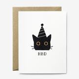 HBD Cat Birthday Card