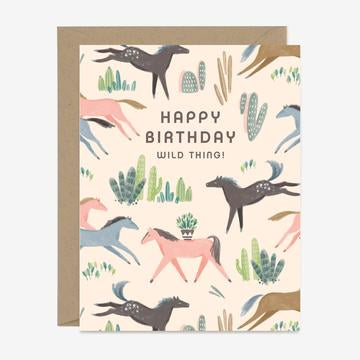 Happy Birthday Wild Thing - Card