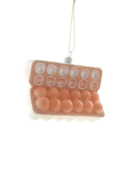 Organic Eggs Carton Ornament