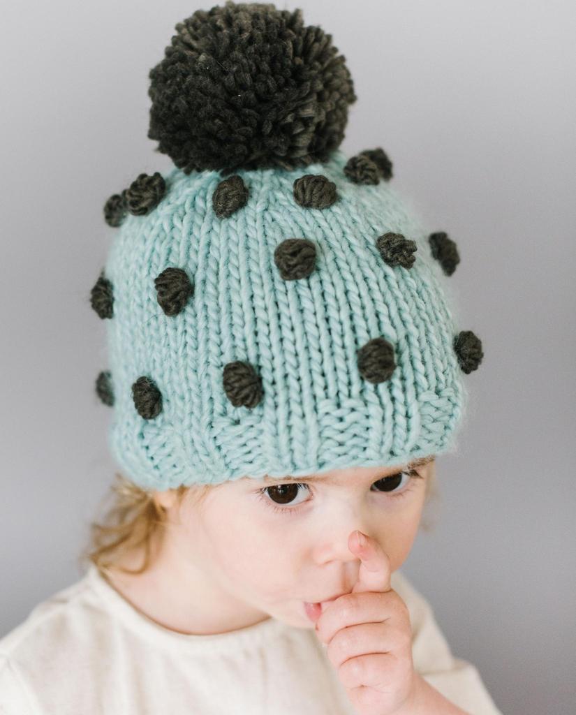 Popcorn Hat - Blue and Green