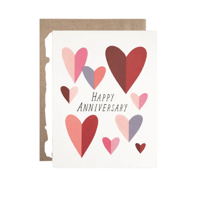 Anniversary Folded Hearts