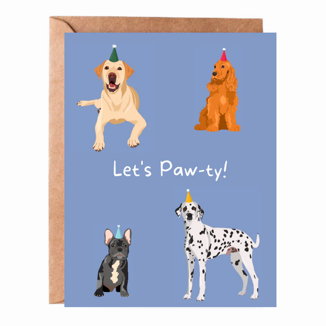 Birthday Dogs Greeting Card