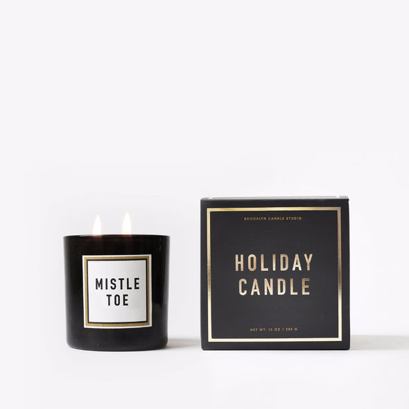 Mistletoe Double Wick Holiday Candle