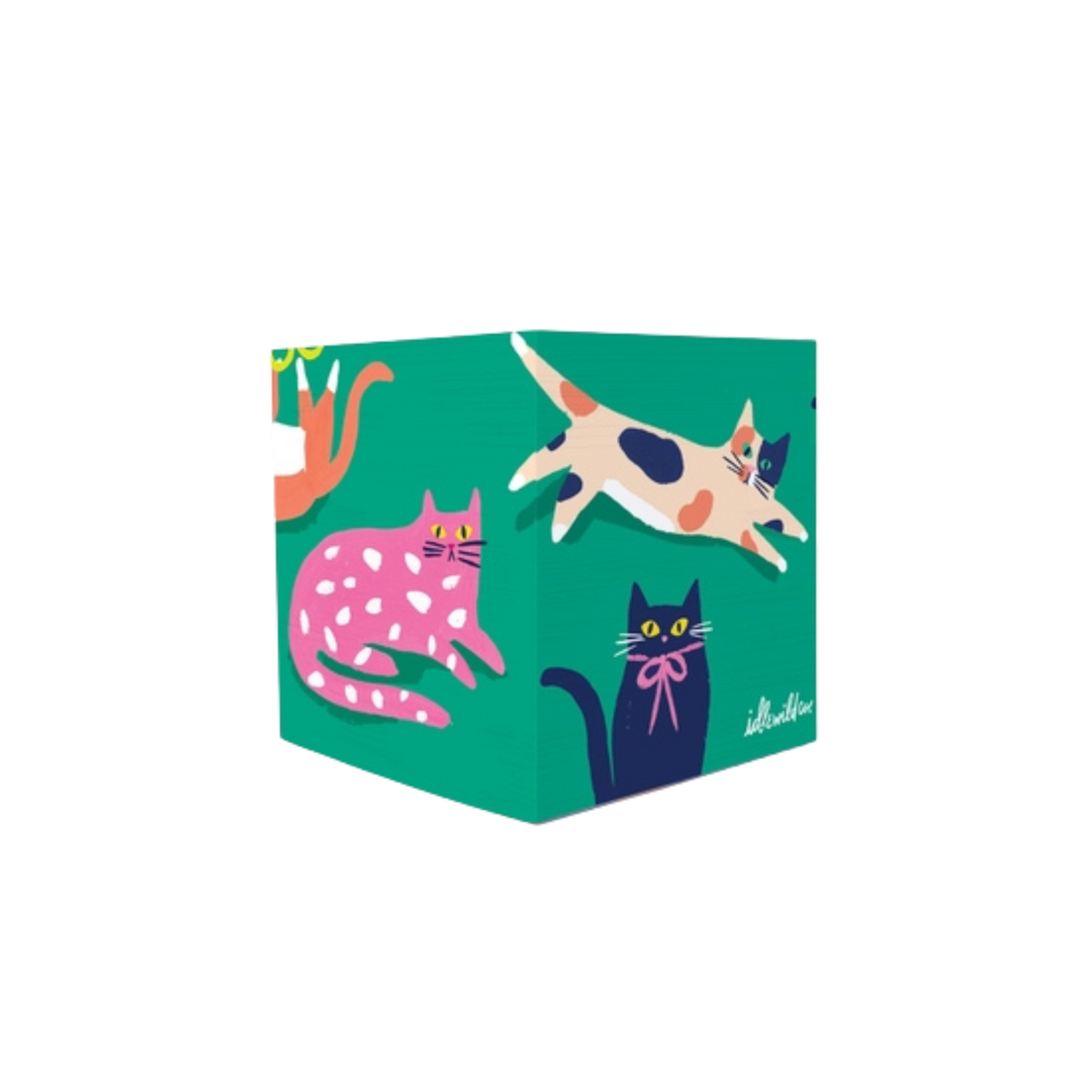 Cats Sticky Note Cube