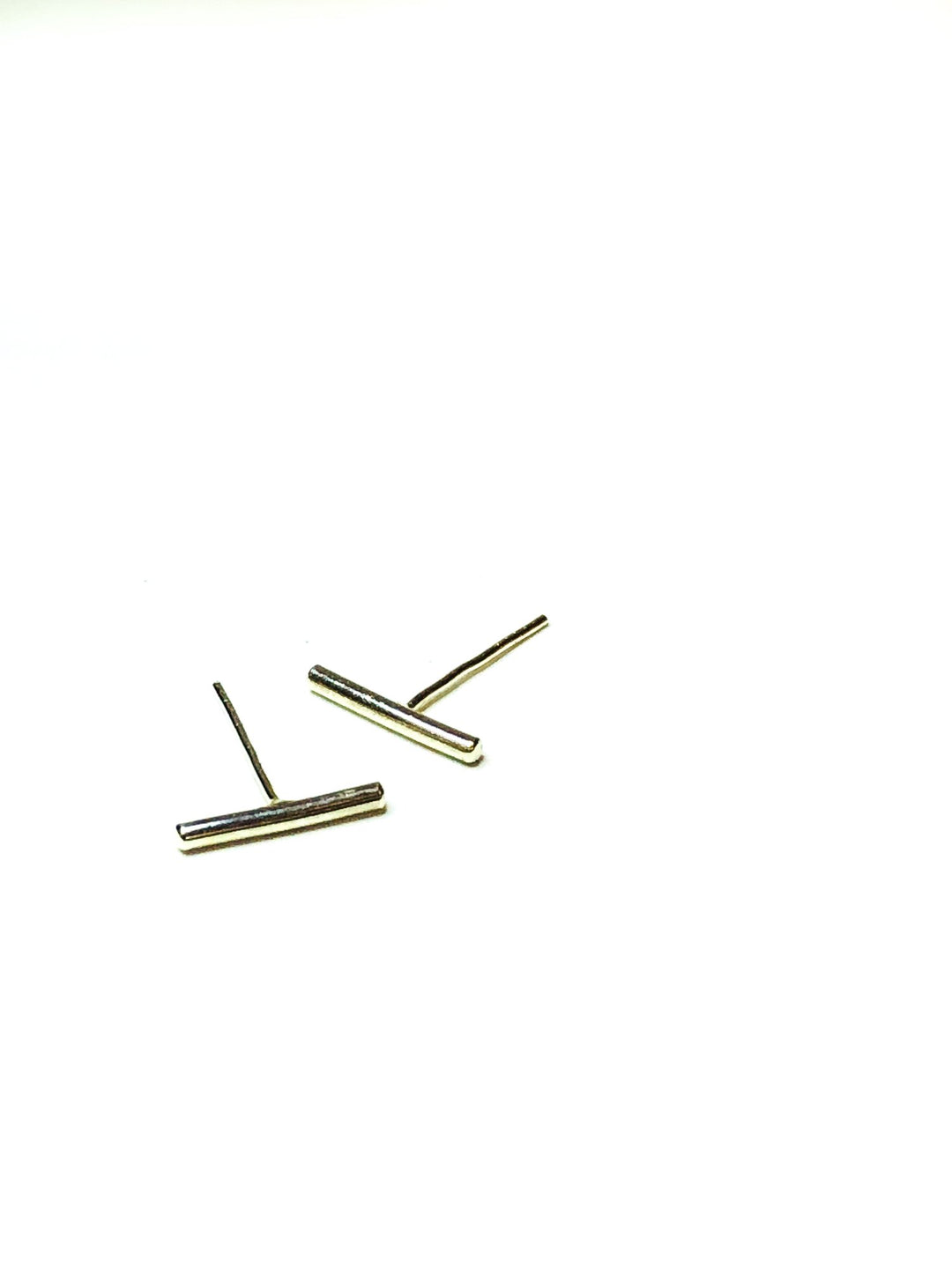 Bar Stud Earrings - Large