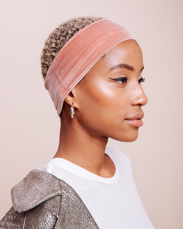 Velvet Blush Pink Headband