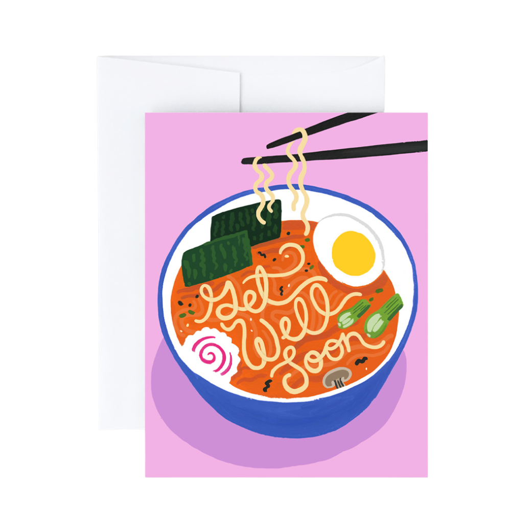 Get well soon Ramen Card