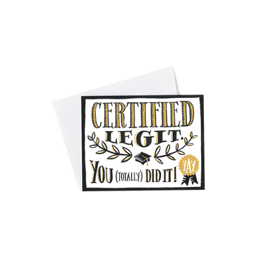 Certified Legit Card