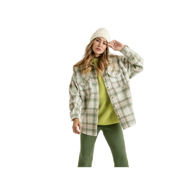 Plaid Button Down Jacket