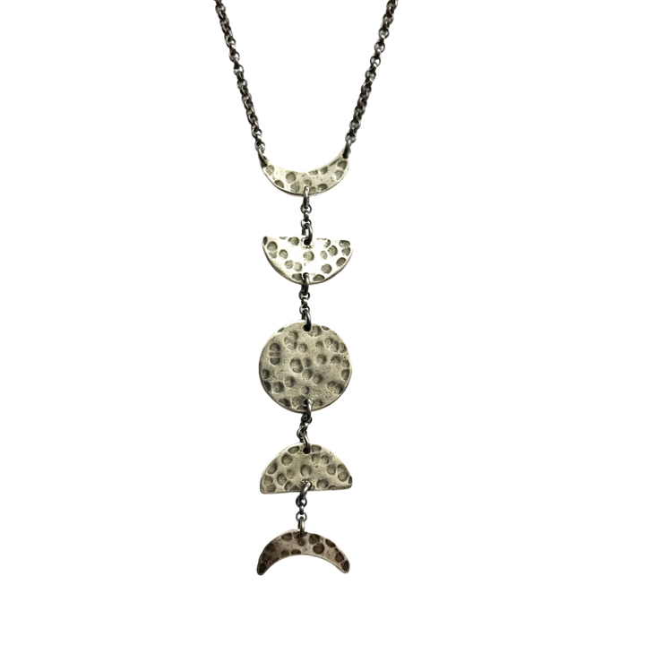 Vertical Moon Necklace - Small